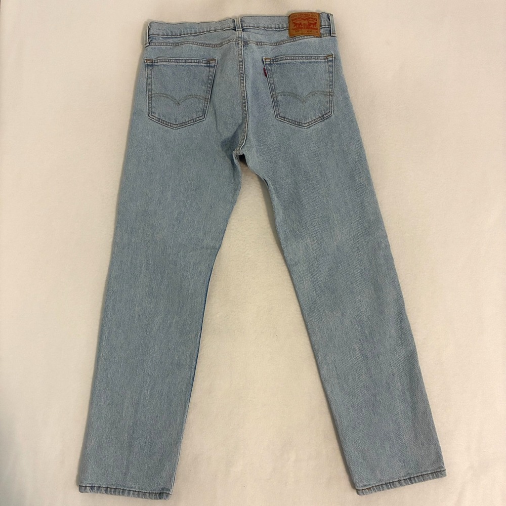 Vtg Levis 505 Jeans Mens Size 36x32 Straight Leg Light Wash Denim Pants Y2K